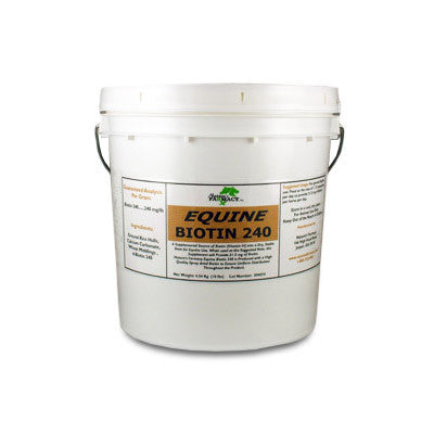 Equine Biotin 240 - helps support pigment, hair growth and hoof health