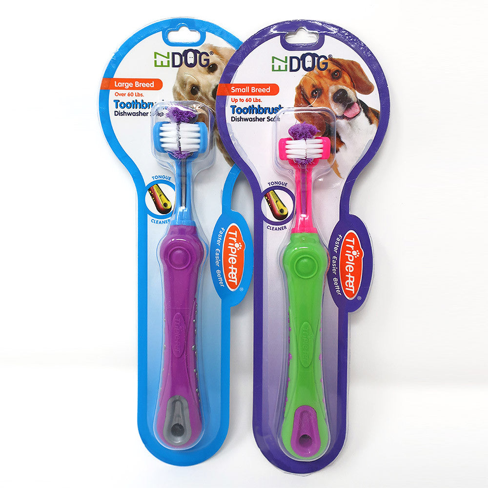 Triple Pet Toothbrush