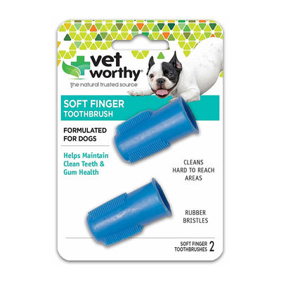 Vet Worthy Soft Finger Toothbrush
