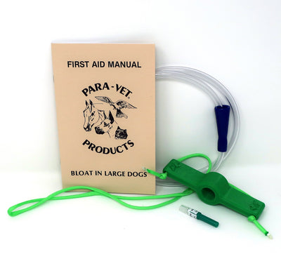 Basic Bloat Kit - How To Manual, 5-foot Clear Vinyl Tube, Mouth Block and Trochar